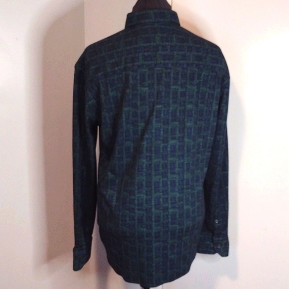 FW22 Max Colton James Shirt in Navy/Green Size L - Picture 8 of 12